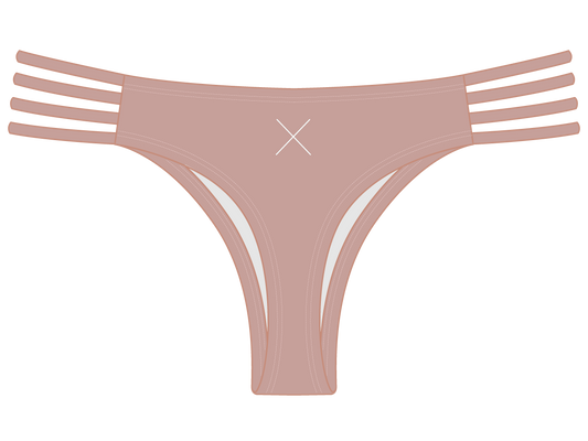 Deep Taupe Classic Strap Bottoms