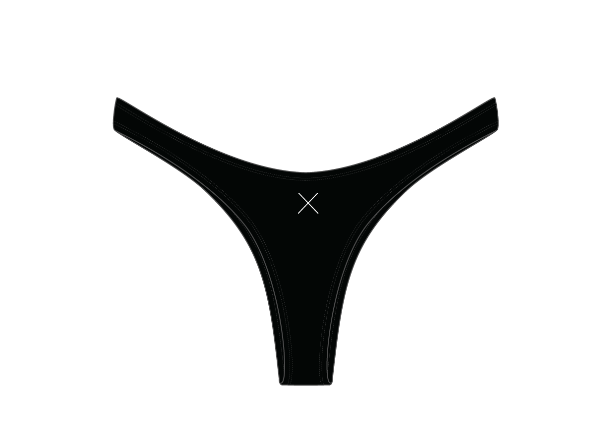 Manhattan Black Chic 80's Bottoms