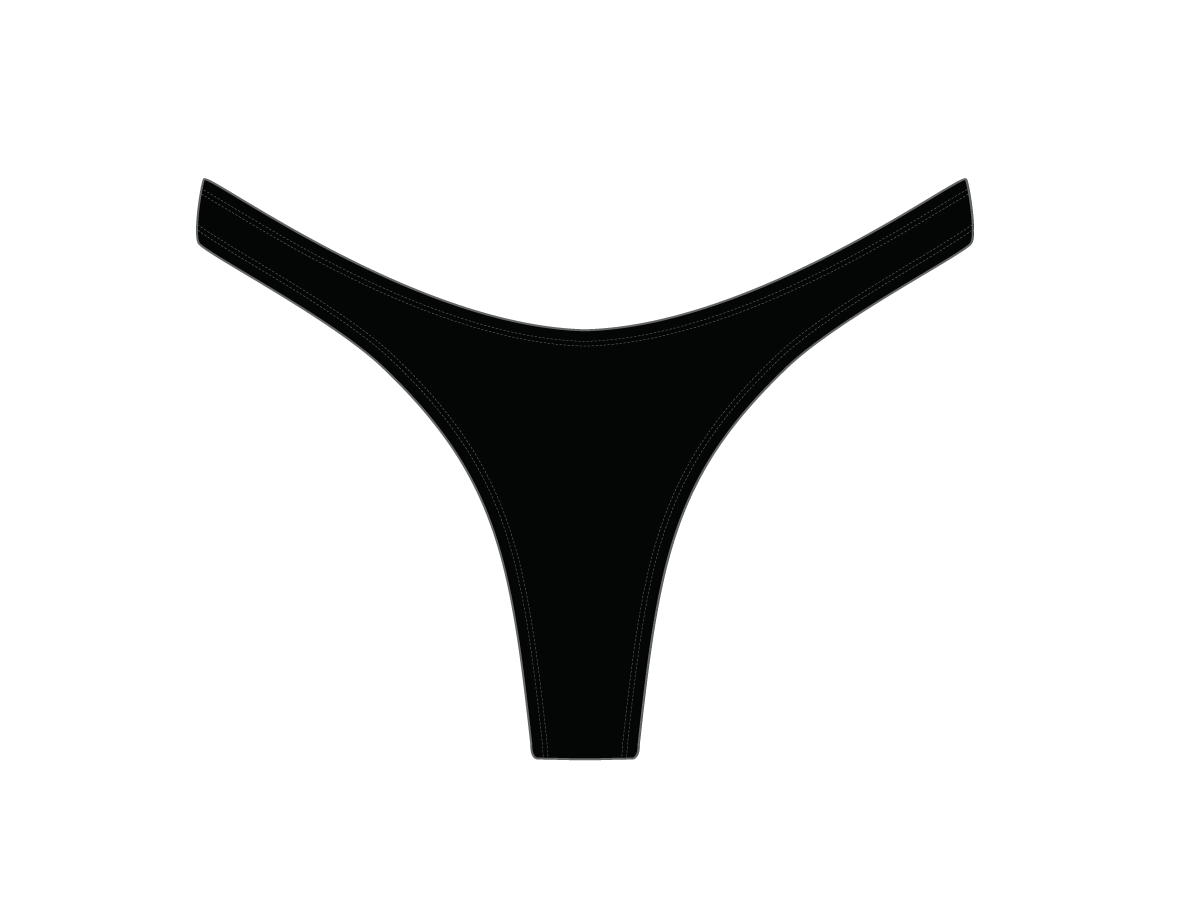 Manhattan Black Chic 80's Bottoms