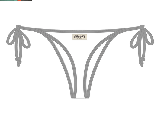 Arctic White Side-Tie Bottom