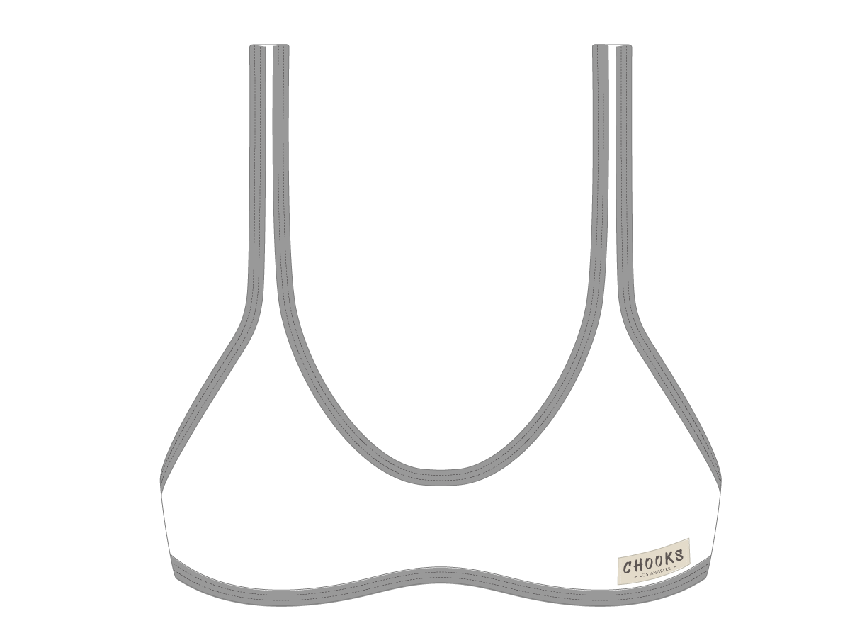 Arctic White Bae Top