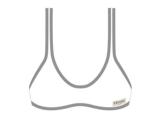 Arctic White Bae Top