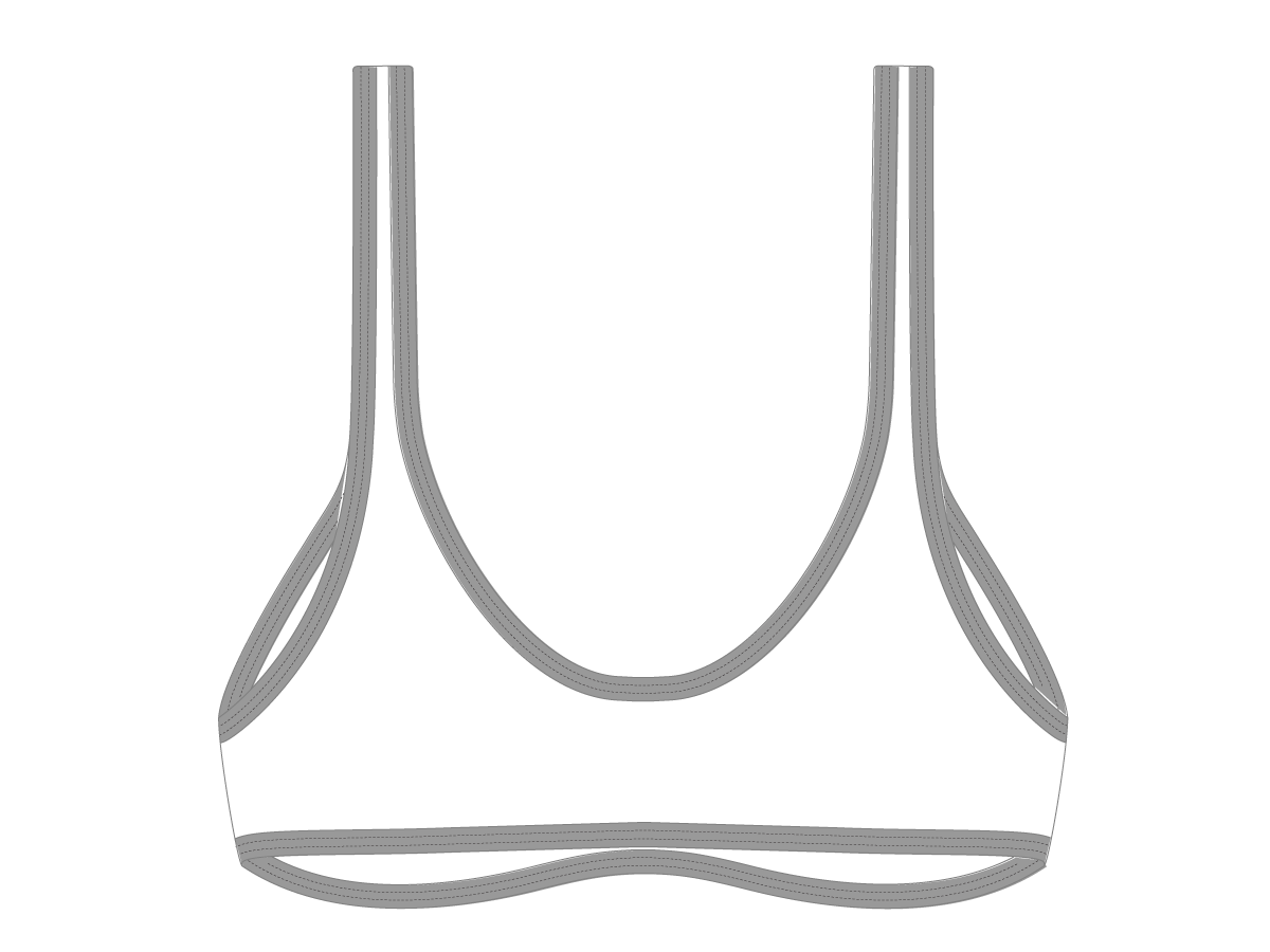 Arctic White Bae Top