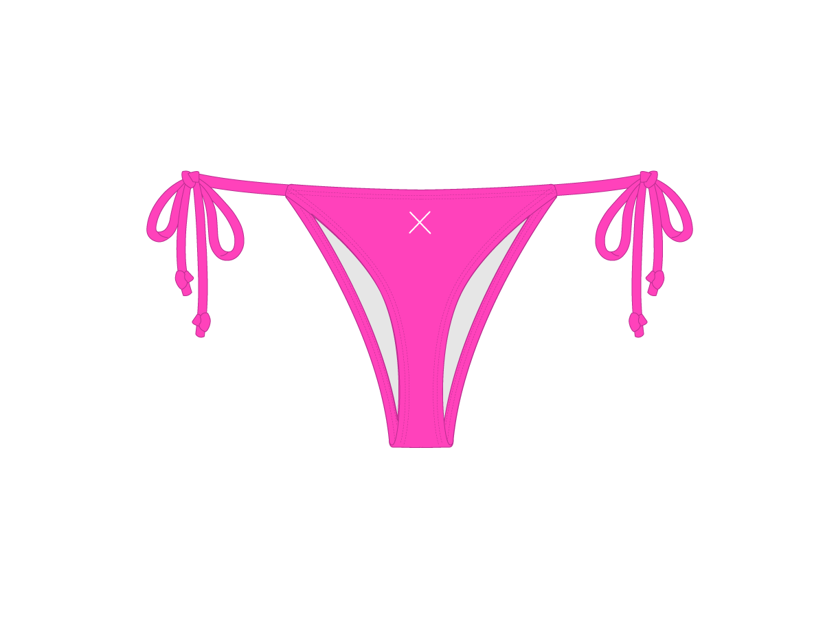 Hot Pink Beachy Bottom