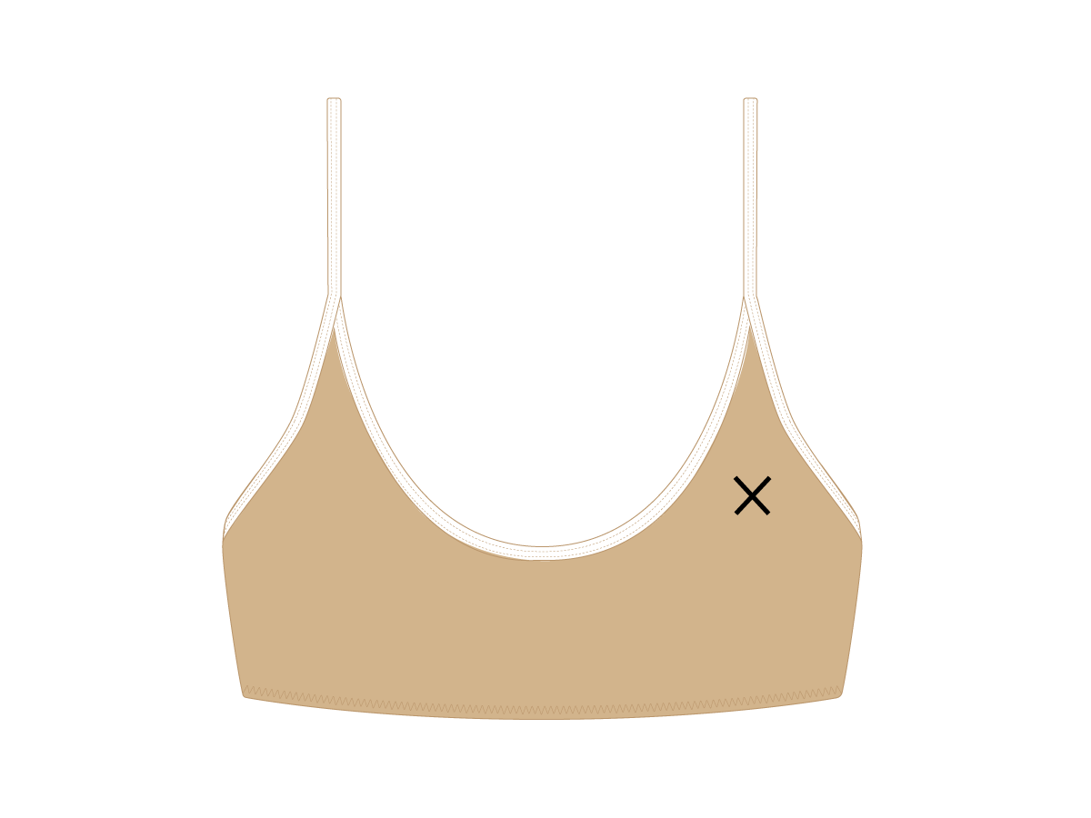 Laos Tan Bralette Top