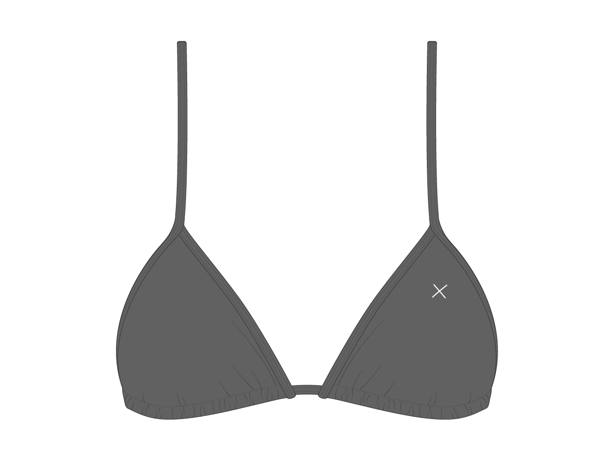 Ash Grey Bikini Top II