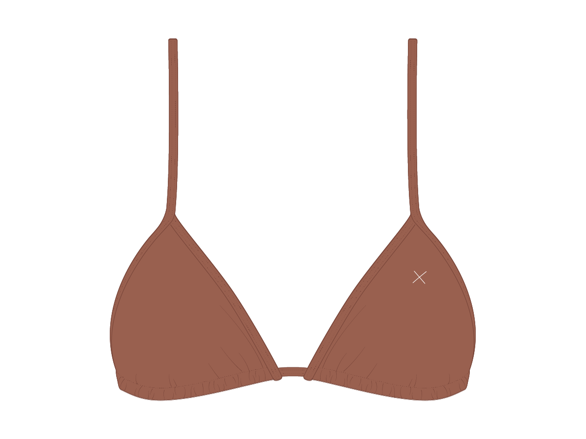 Cocoa Brown Bikini Top II