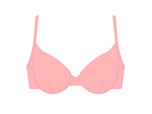 Dirty Pink Bustier Top