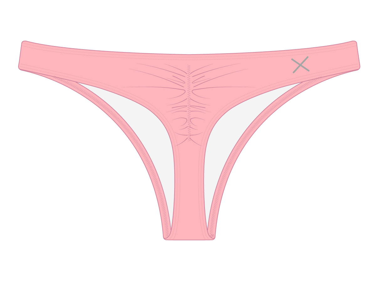Blush Pink Classic Scrunch Bottoms