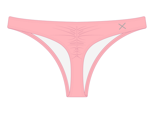 Blush Pink Classic Scrunch Bottoms