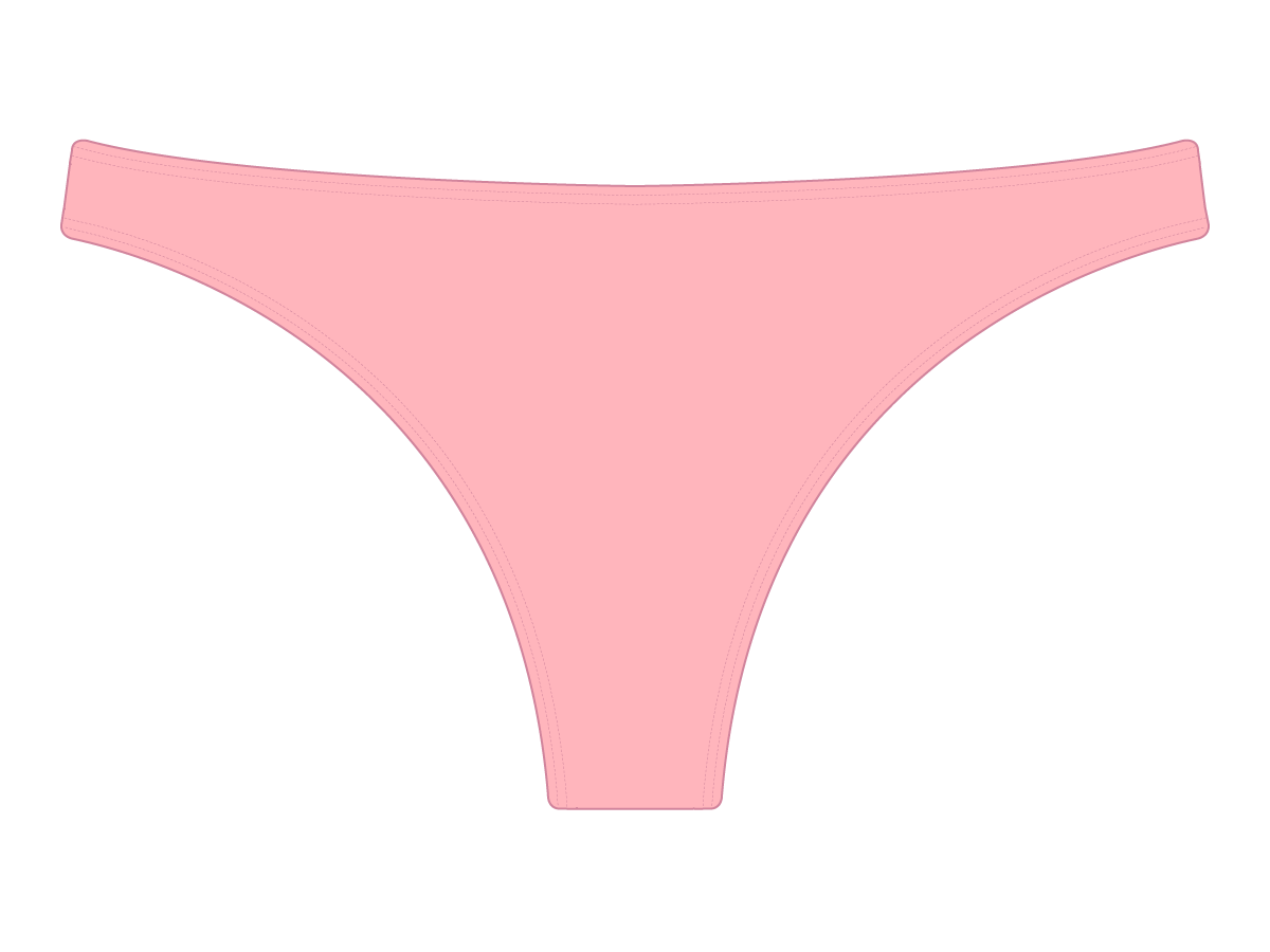 Blush Pink Classic Scrunch Bottoms
