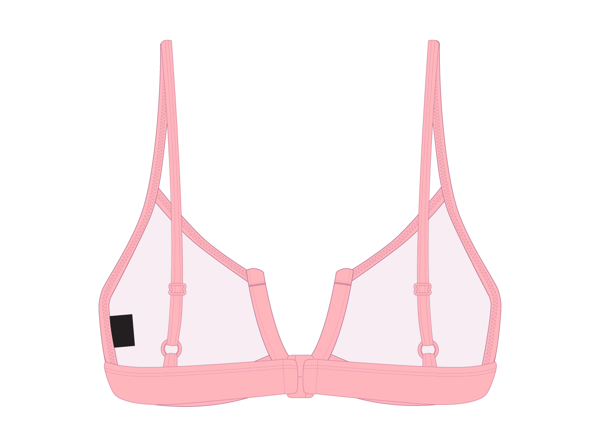 Blush Pink V-Cut Top