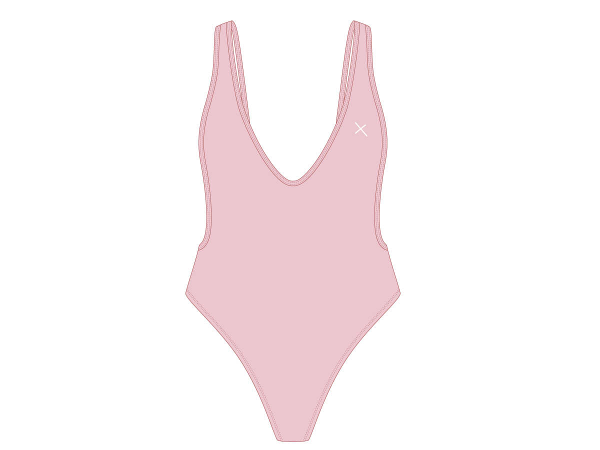 Blush Pink Rio One-Piece II
