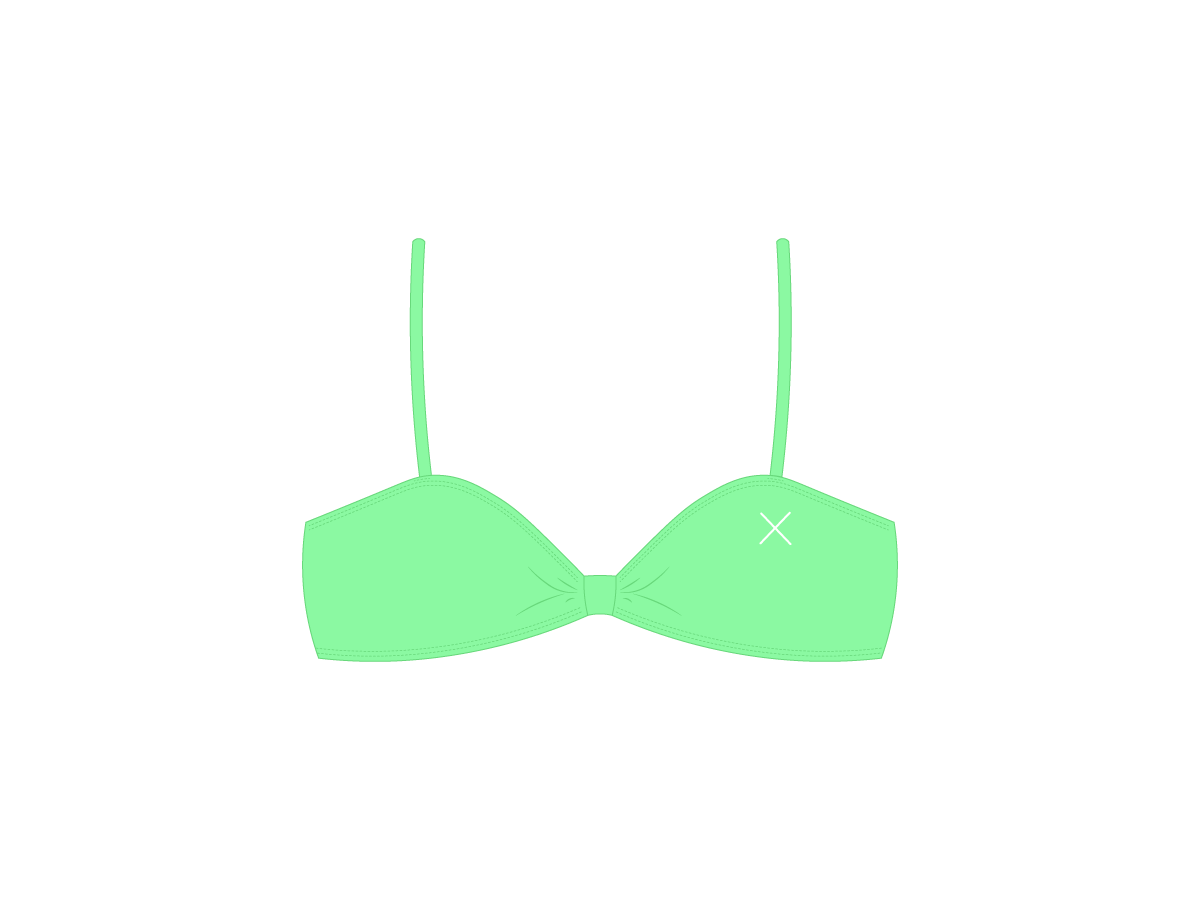 Mint Green Bow Tie Top