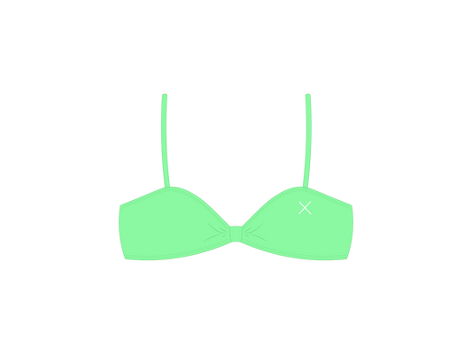 Mint Green Bow Tie Top