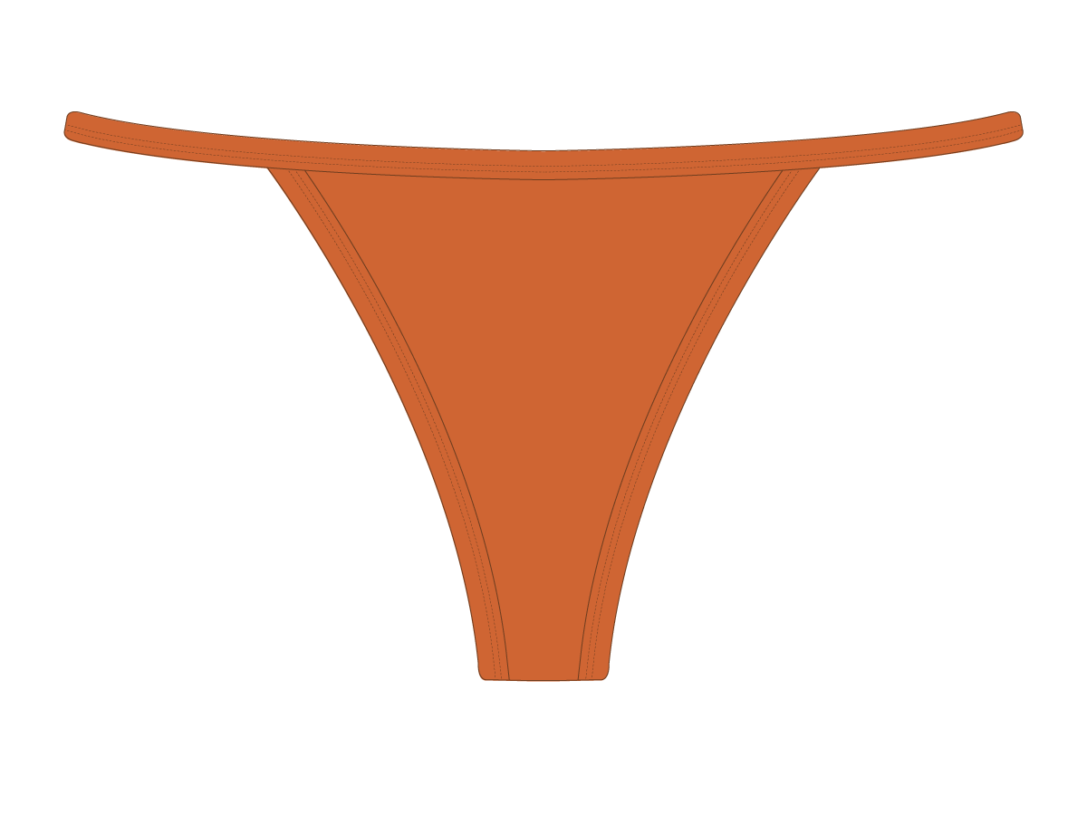 Burnt Orange Avalon Bottoms