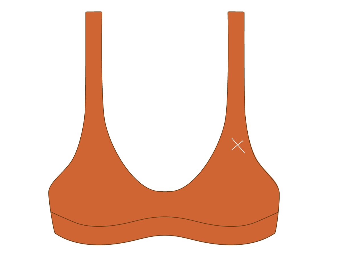 Burnt Orange Yogi Top