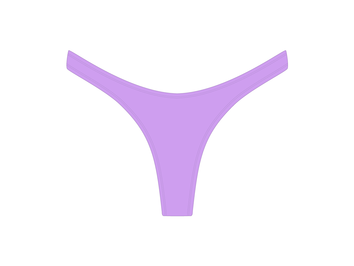 Lilac Chic 80's Bottoms