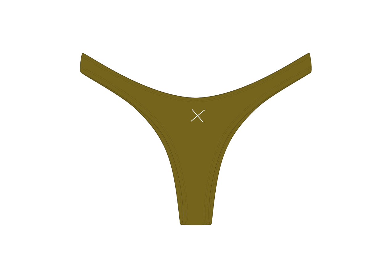 Khaki Chic 80's Bottoms