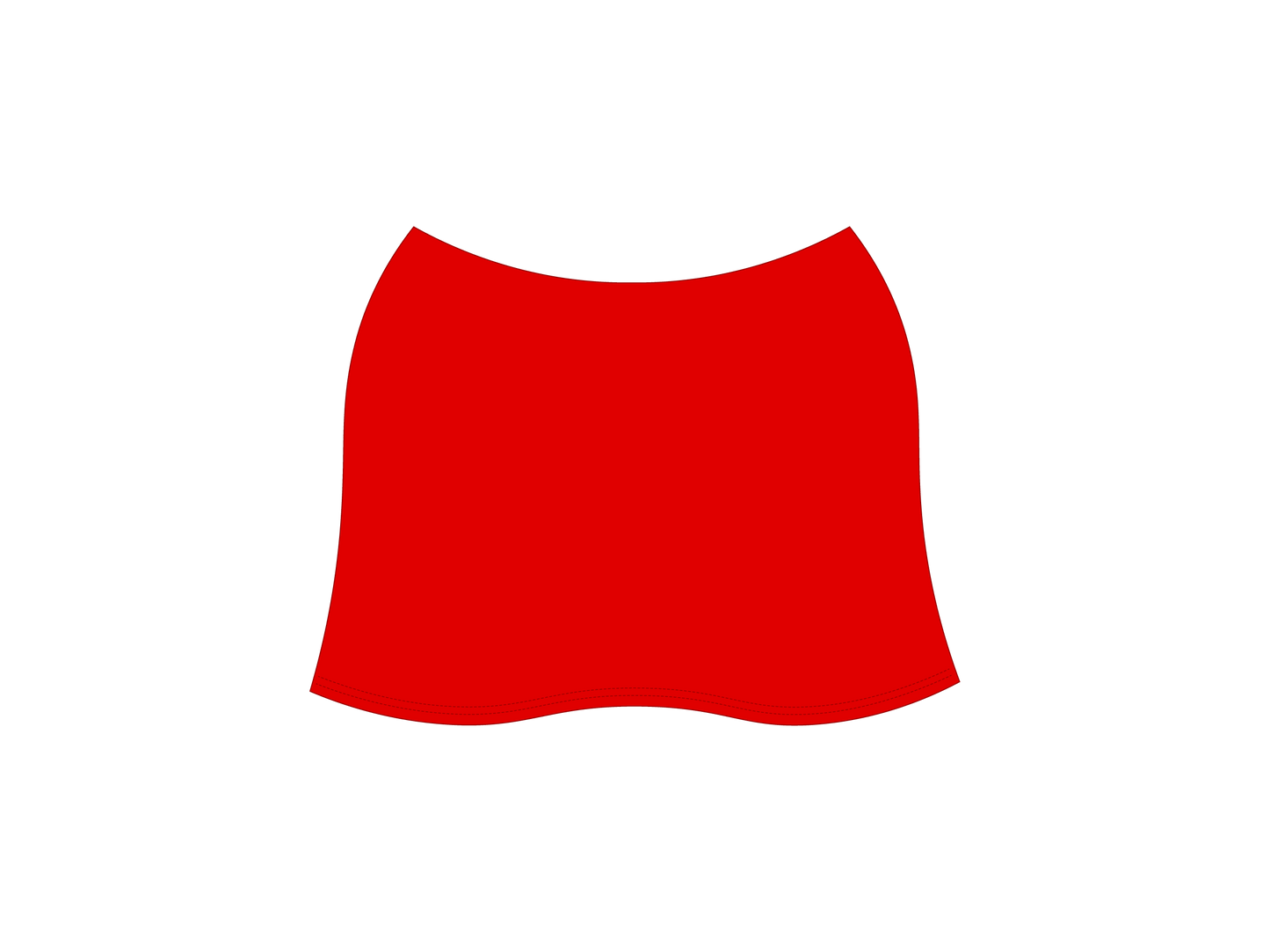 Rose Red Club Skirt Bottoms