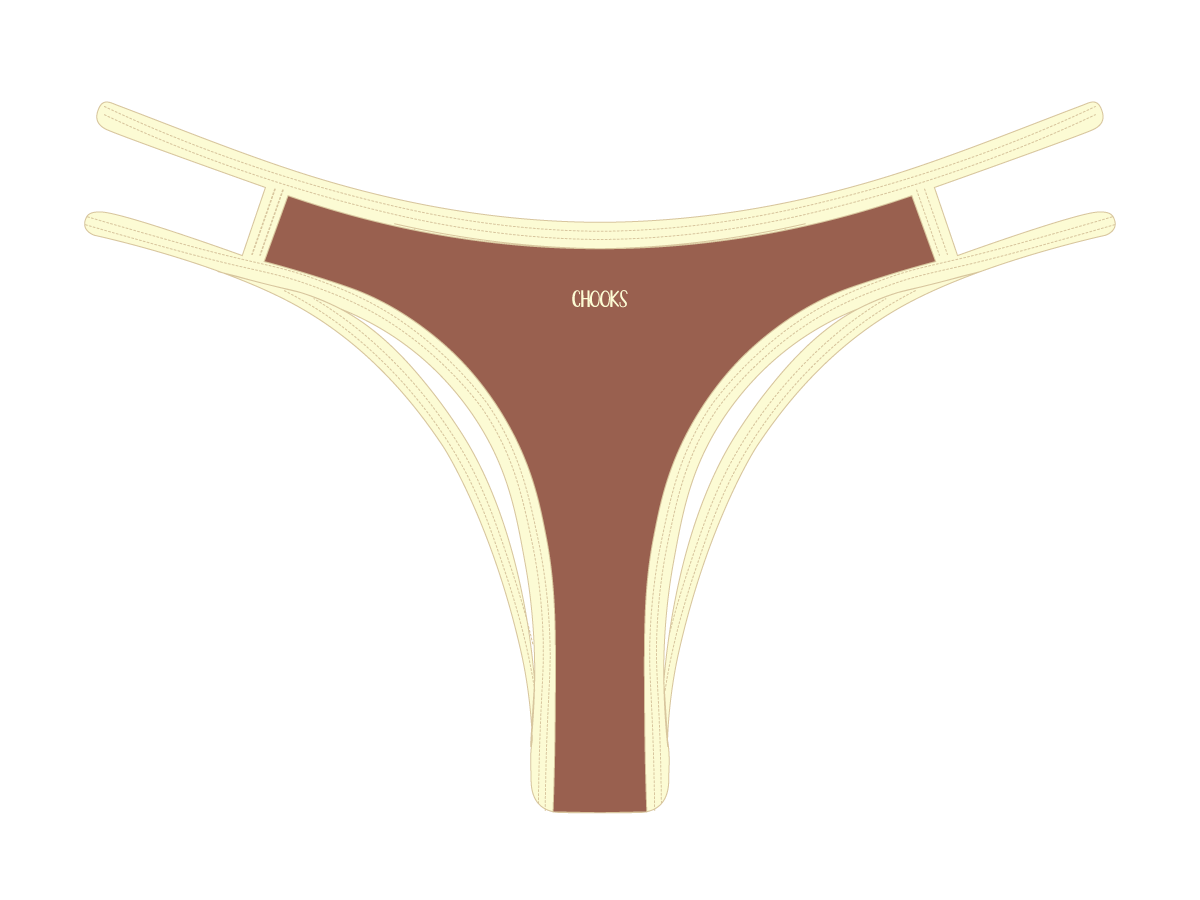 Caramel Brown Coastal Bottoms