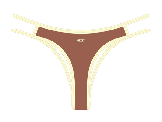 Caramel Brown Coastal Bottoms