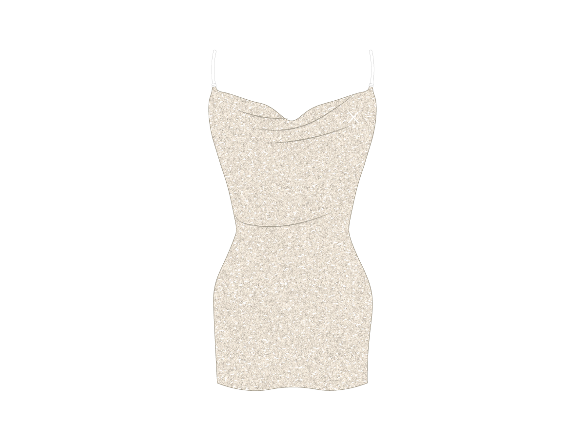 Crystal Shimmer Pool Dress