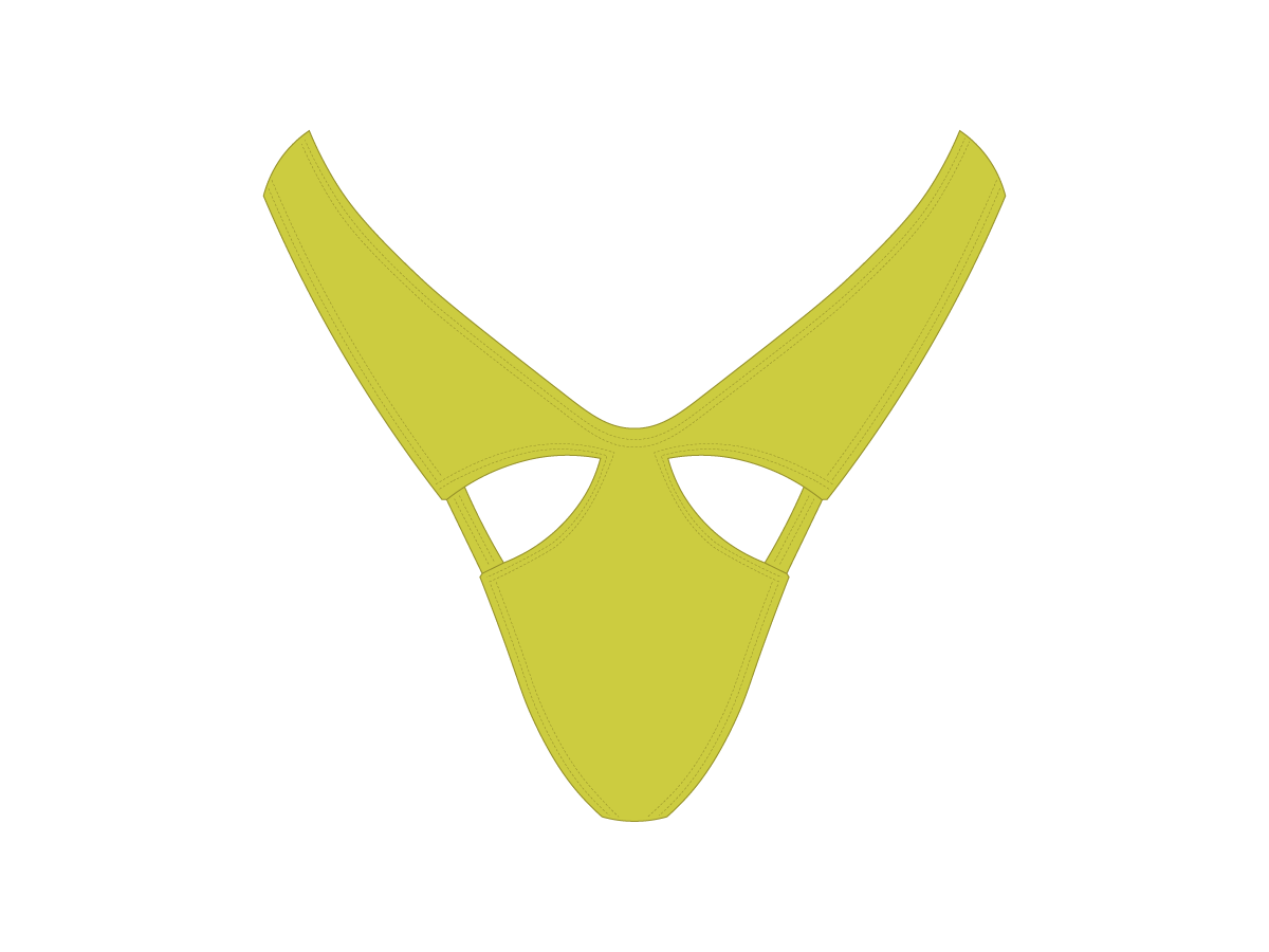 Lemon-Lime Cut-Out Bottoms