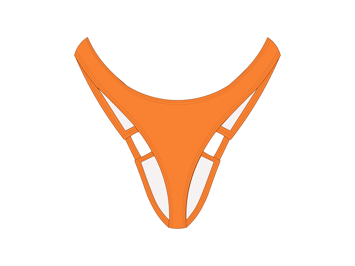 Orangine Cut-Out Bottoms