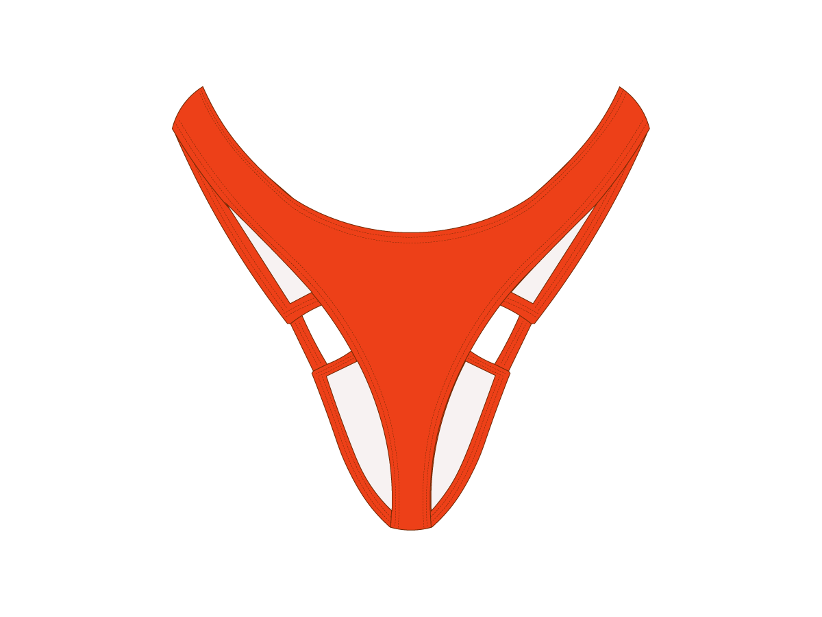 Straw-Cherry Cut-Out Bottoms