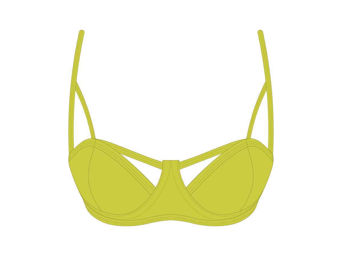 Lemon-Lime Cut-Out Top