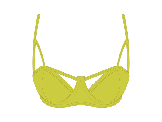 Lemon-Lime Cut-Out Top