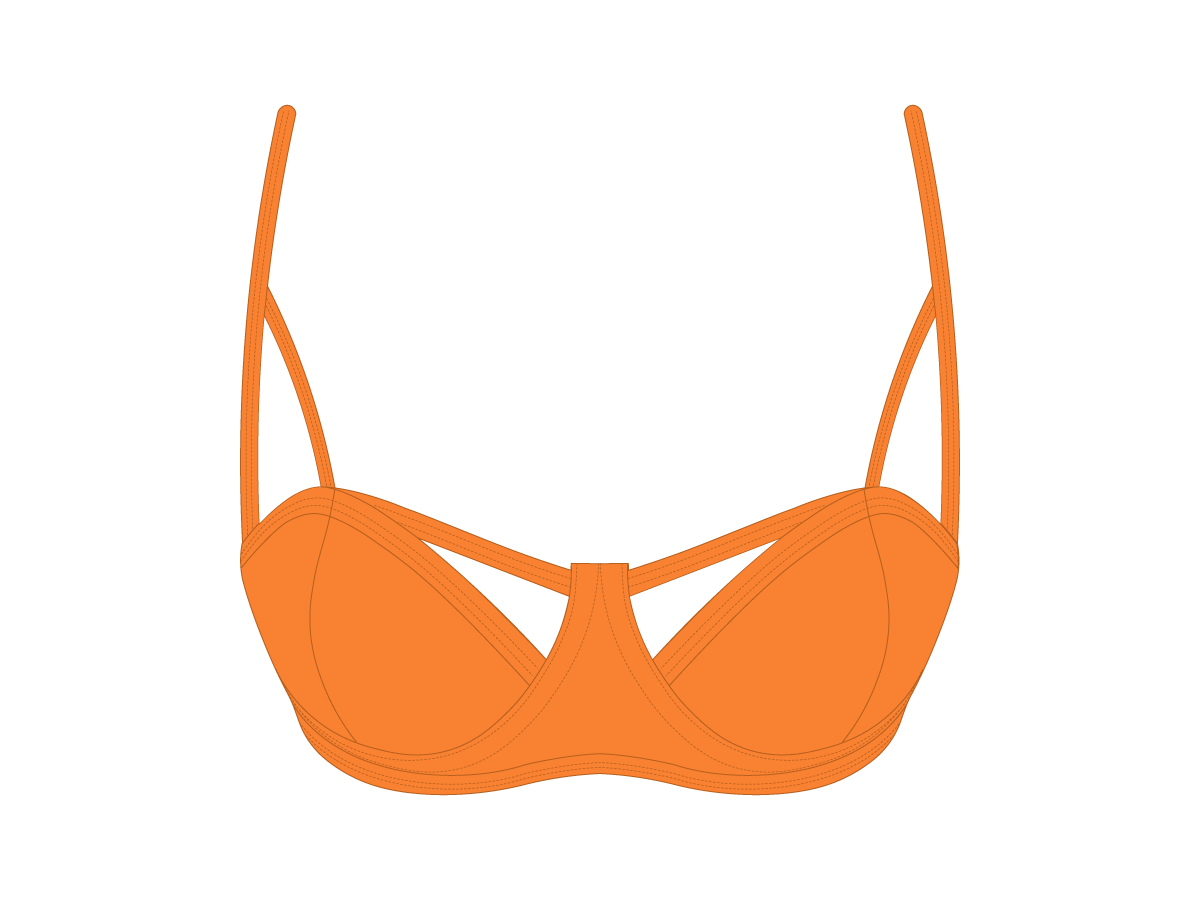 Orangine Cut-Out Top