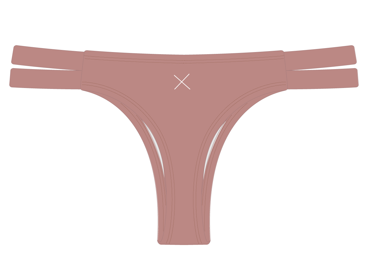 Deep Taupe Dual Strap Bottom II
