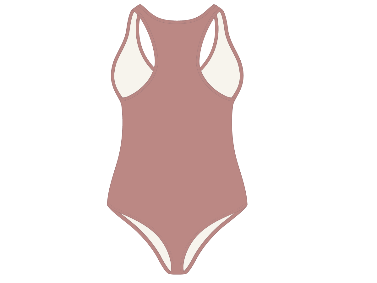 Deep Taupe Cayman One-Piece