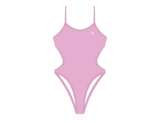 Dusty Pink Dive One Piece