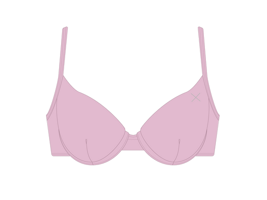 Dusty Pink Bustier Top