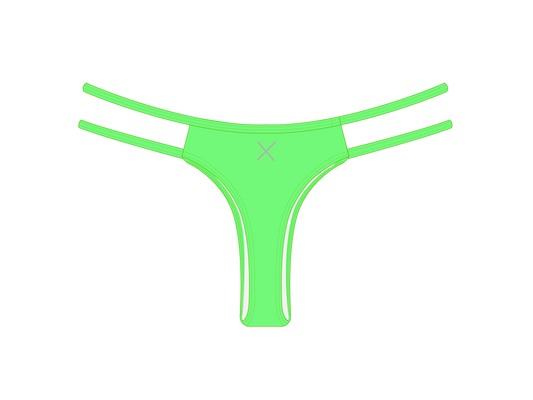 Electro Green Two Strap Bottoms