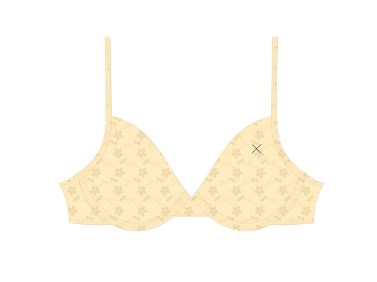 Creme Lace Bustier Top