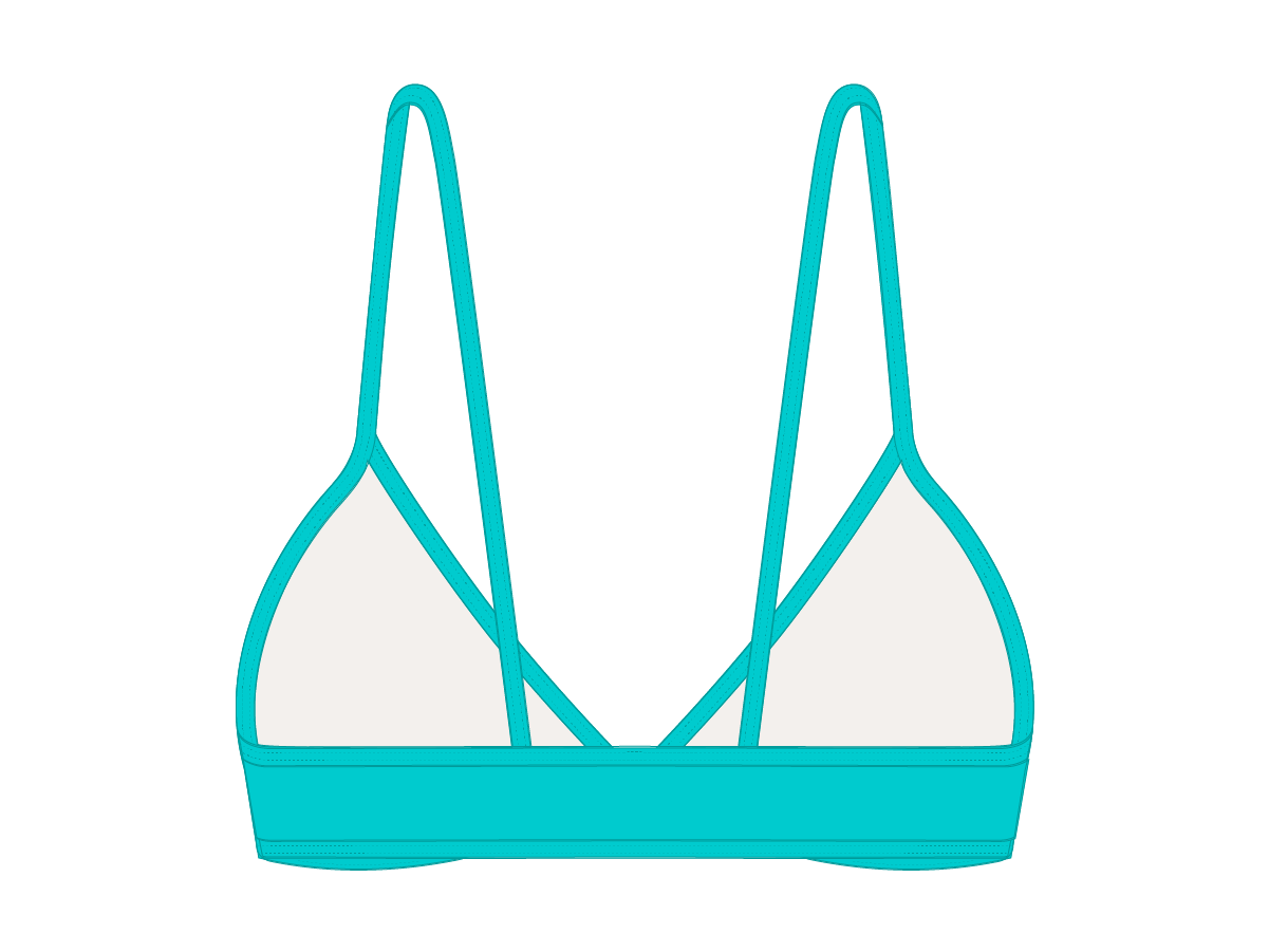 Cyan Fitted Top II