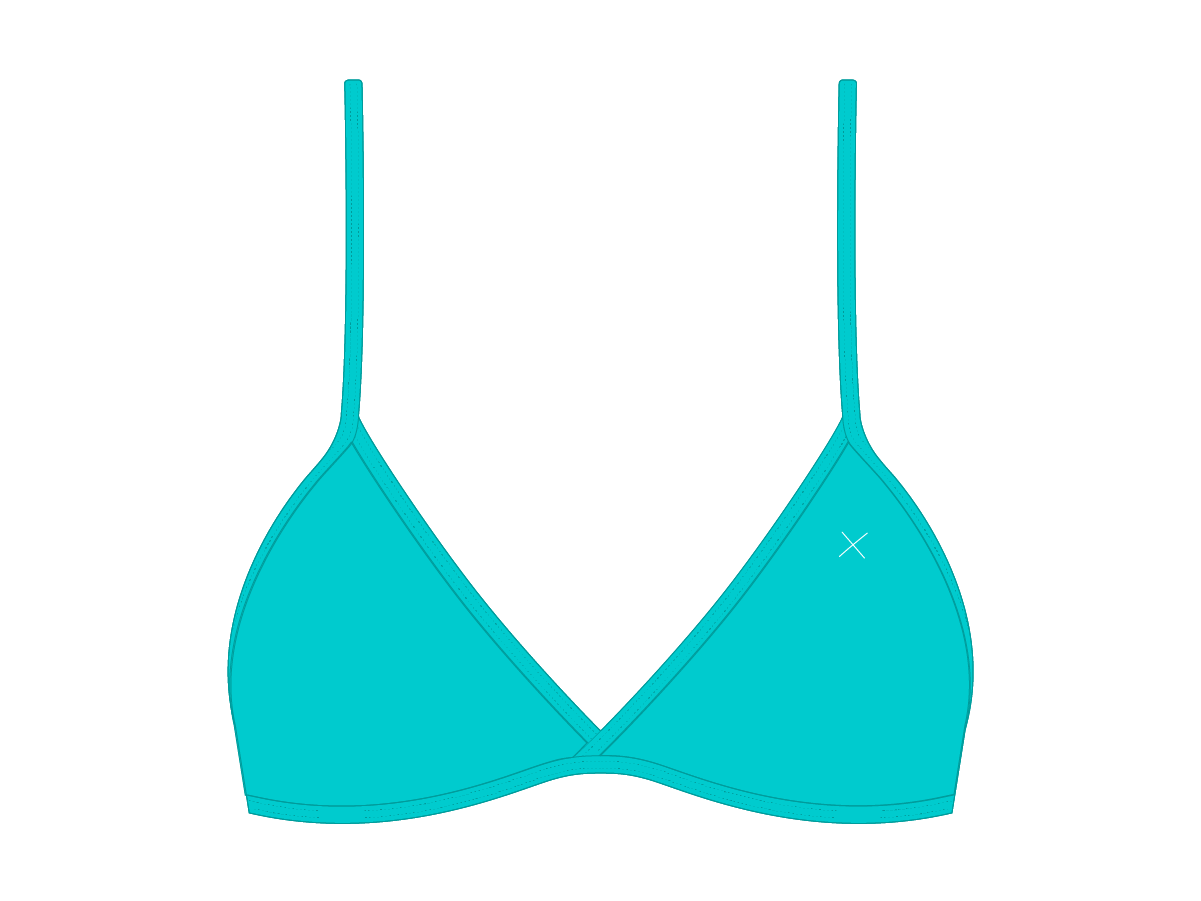 Cyan Fitted Top II