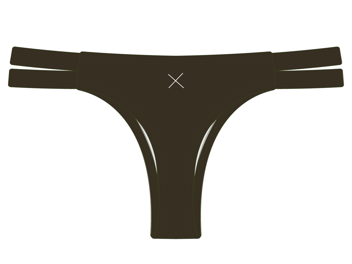 Forest Green Dual Strap Bottom II