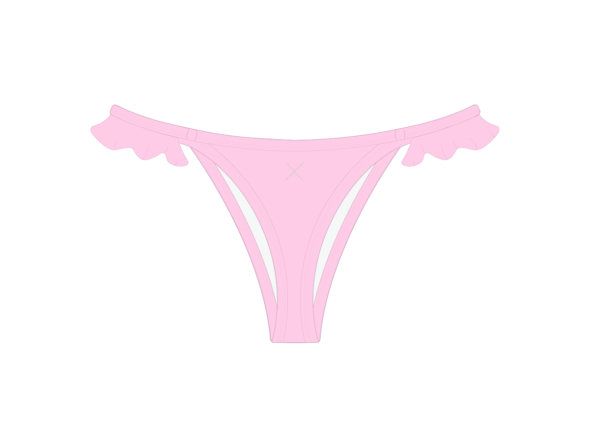 Dusty Pink Fringe Bottoms