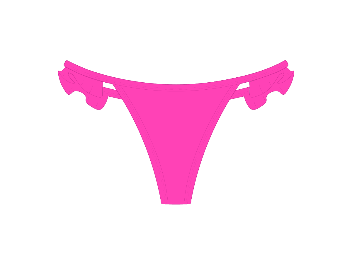 Hot Pink Fringe Bottoms