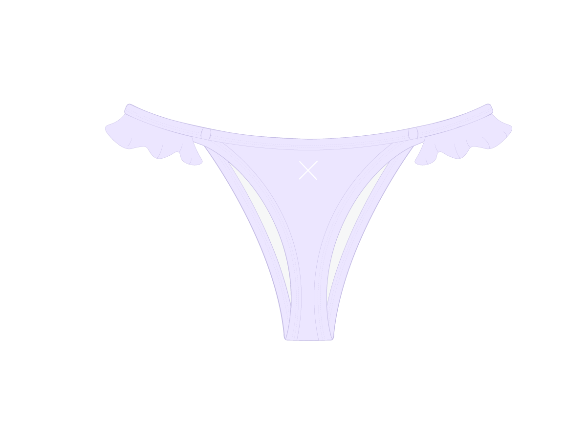 Lavender Fringe Bottoms