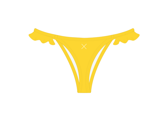 Lily Yellow Fringe Bottoms