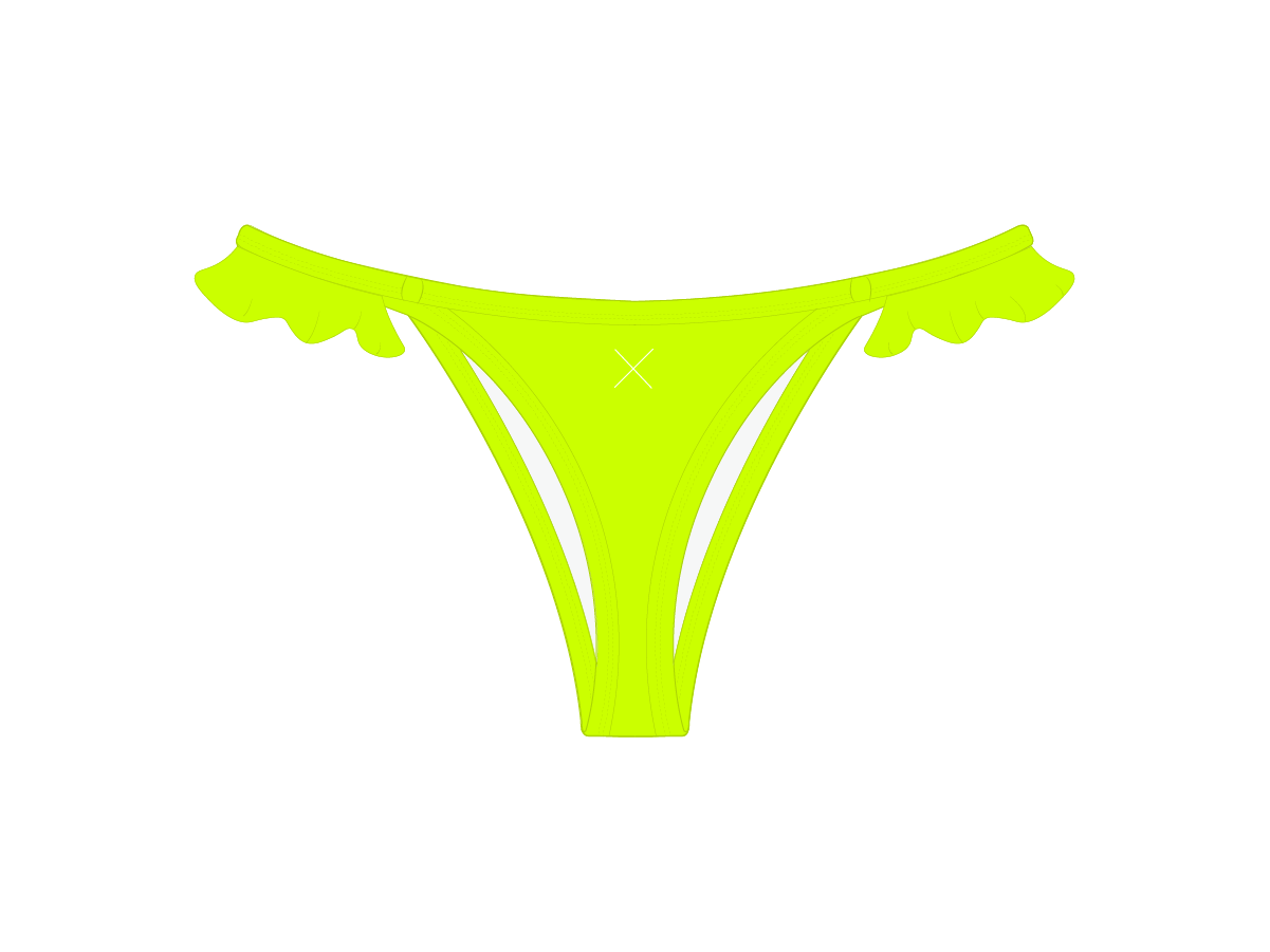 Sour Yellow Fringe Bottoms