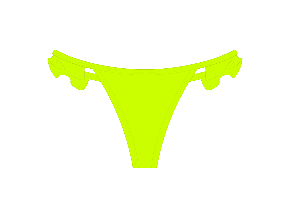 Sour Yellow Fringe Bottoms