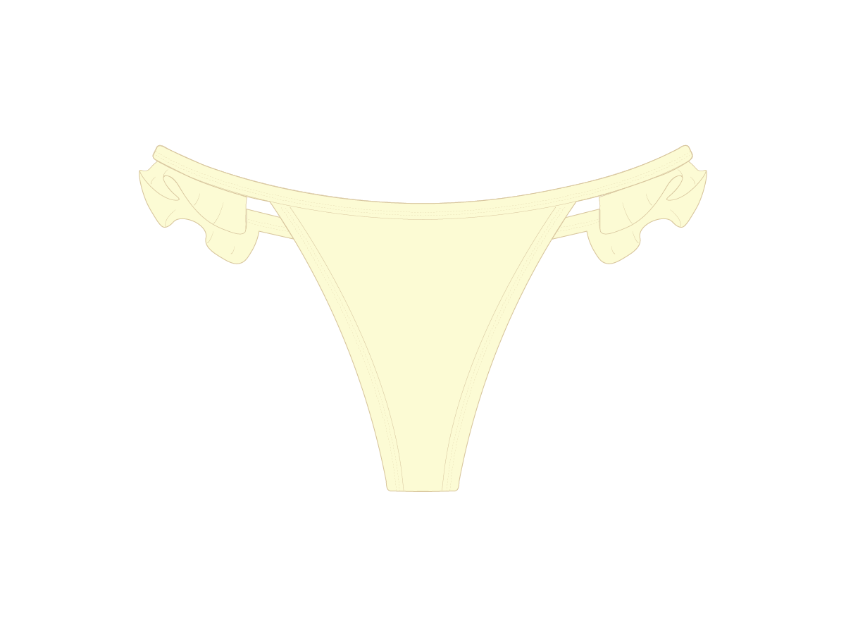 Vanilla Fringe Bottoms