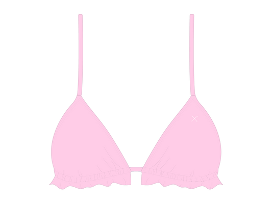 Dusty Pink Fringe Top